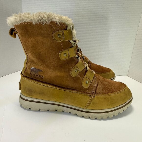 Sorel Women's Cozy Joan Waterproof Leather Suede Boot Size 9 - Picture 2 of 10
